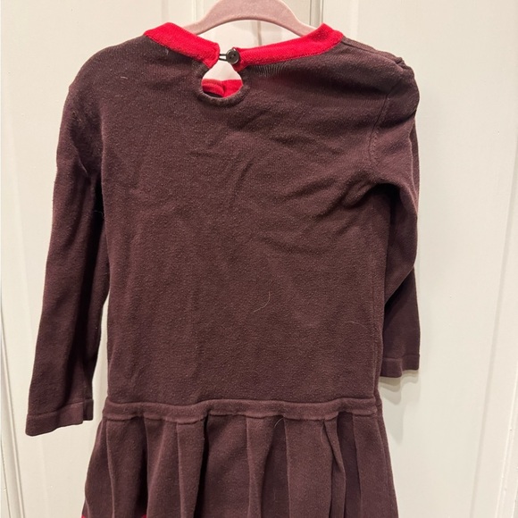 Baby Gap 2T Girls Brown & Red Sweater Dress - Picture 5 of 5